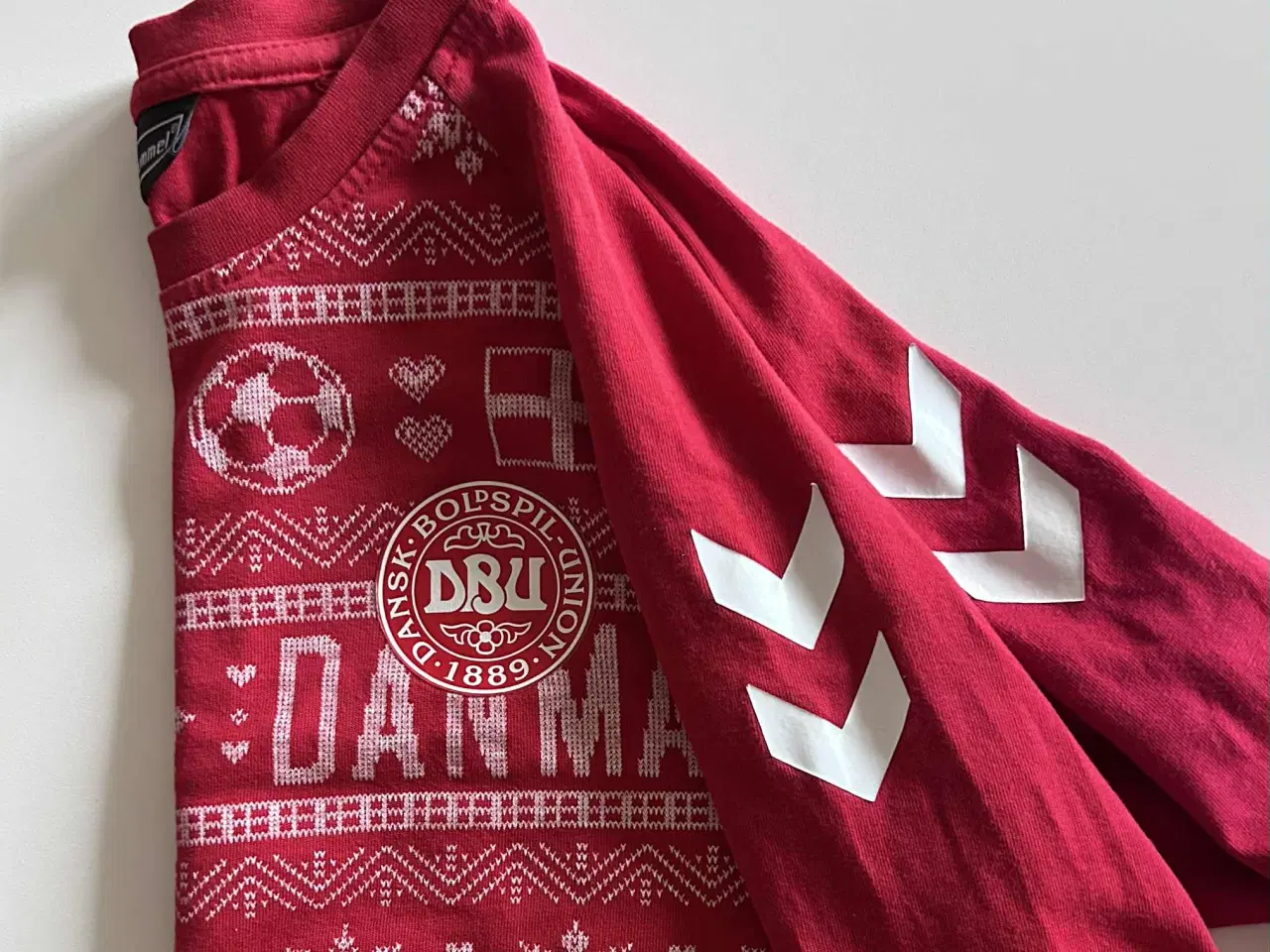 Billede 3 - DBU FAN hummel julepyjamas, til børn, str. 164