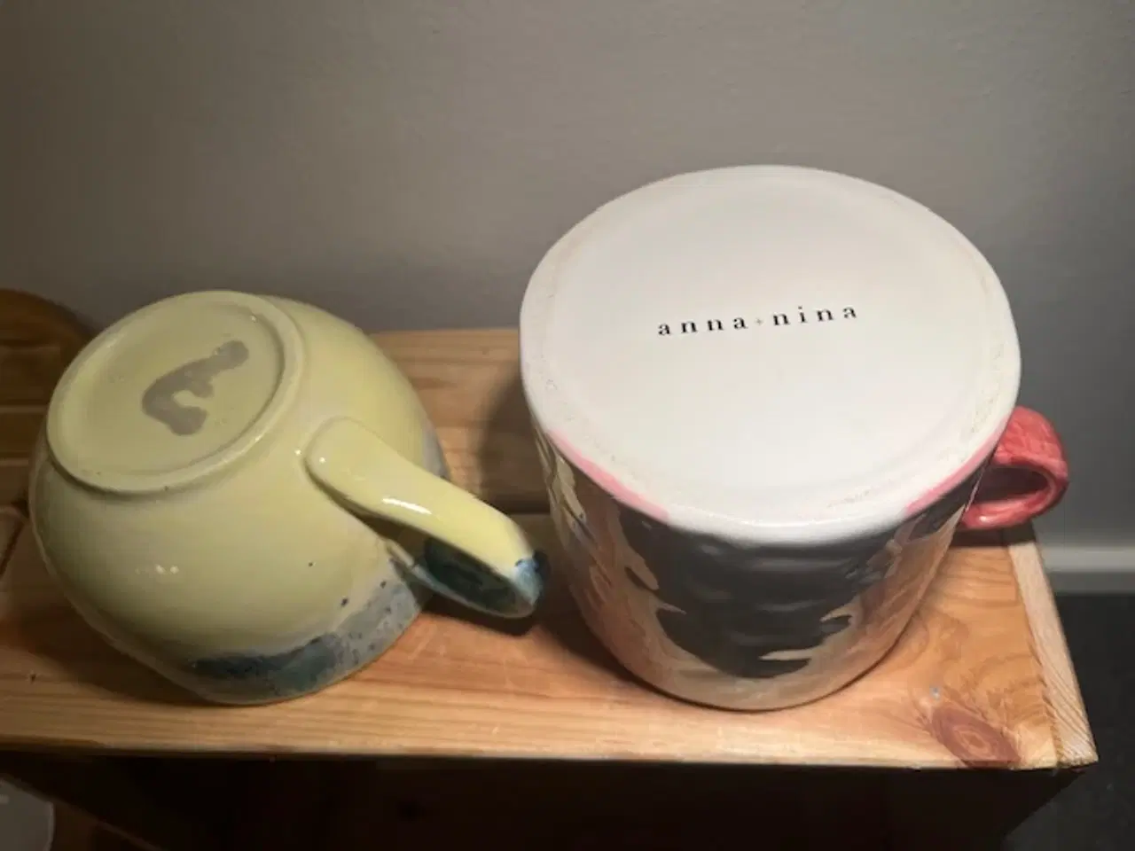 Billede 3 - Smukt keramik-sæt: Anna+Nina krus & håndlavet krus