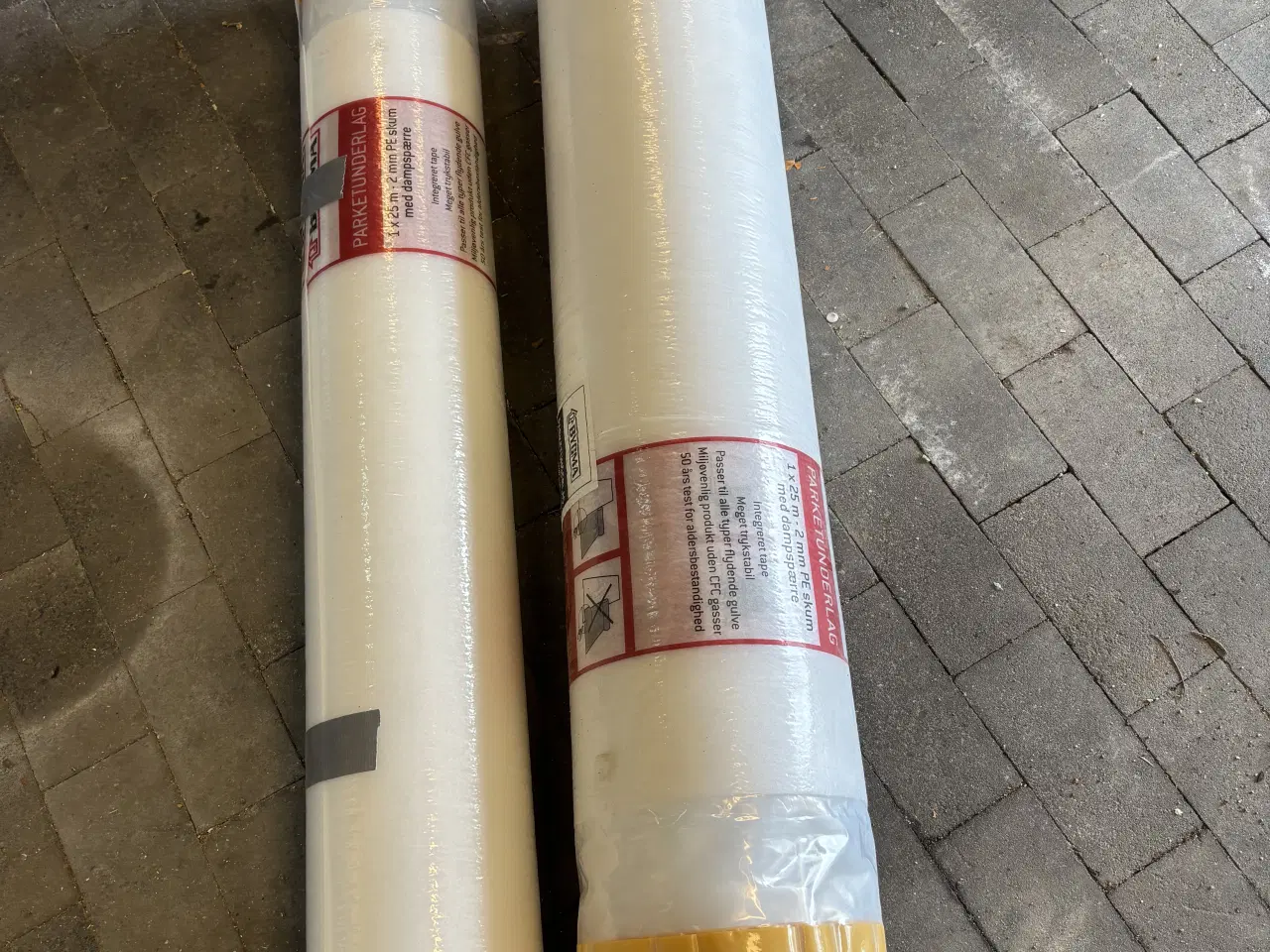 Billede 1 - Bygma parketunderlag med dampspære 