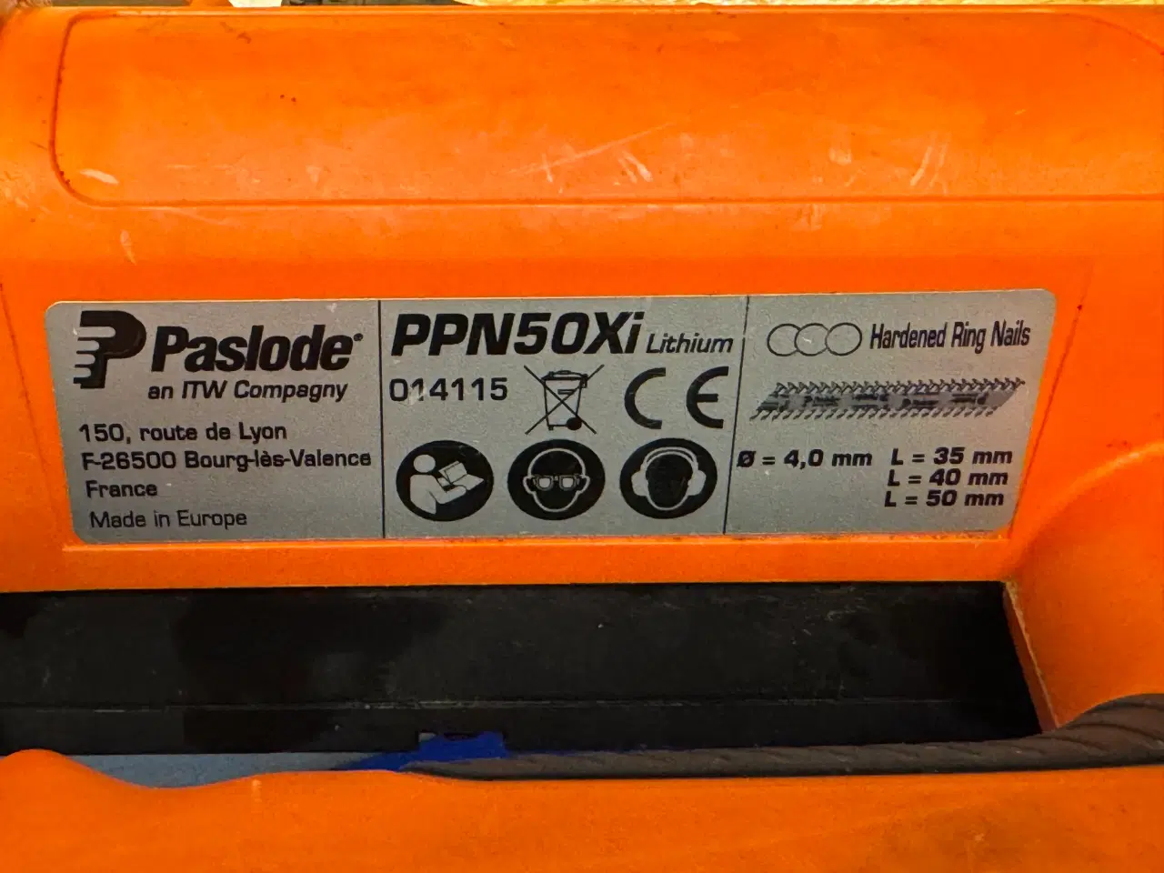 Billede 5 - Paslode sømpistoler IM100Xi og PPN50Xi inkl. søm