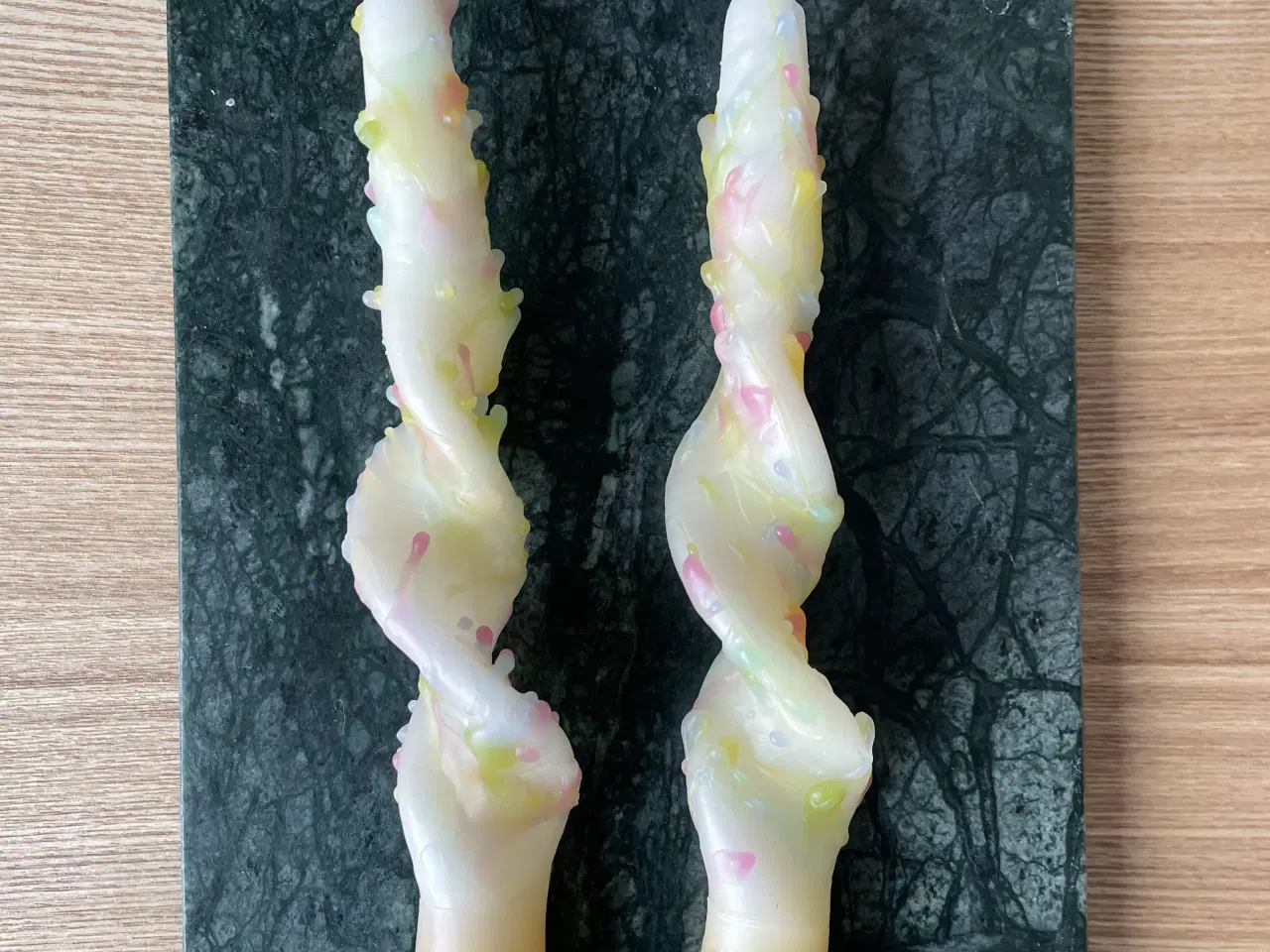 Billede 3 - Kastanielys hånddyppede stearinlys 