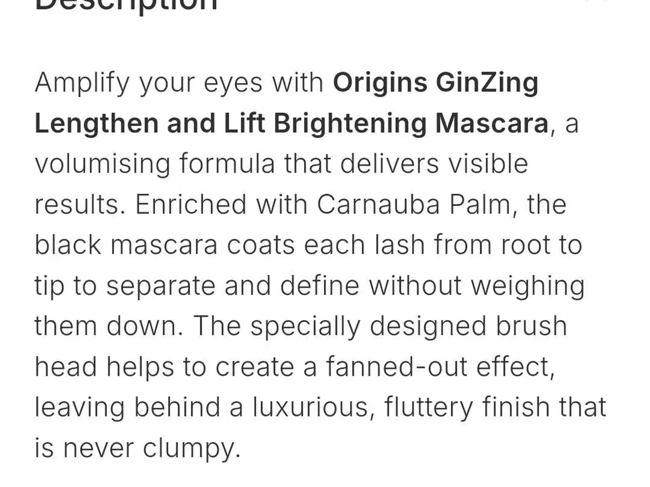 Billede 3 - Origins mascara 