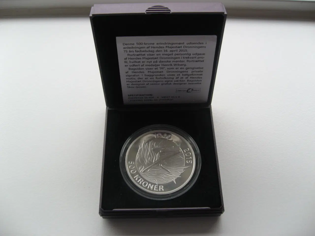 Billede 2 - Margrethe 500kr sølvmønter 2010,12,15,22 Pr Stk