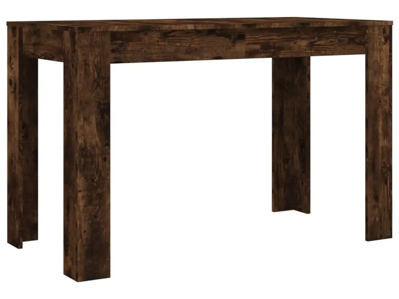 Billede 2 - Spisebord 120x60x76 cm konstrueret træ røget egetræsfarve