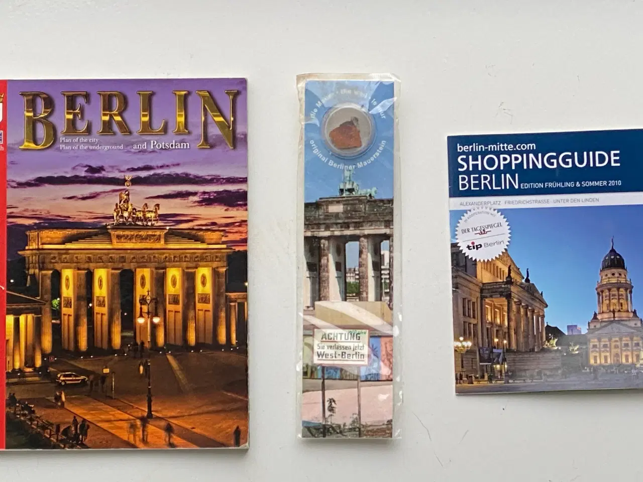 Billede 1 - Berlin Edition City Guide + Mauerstein, kr. 40,-