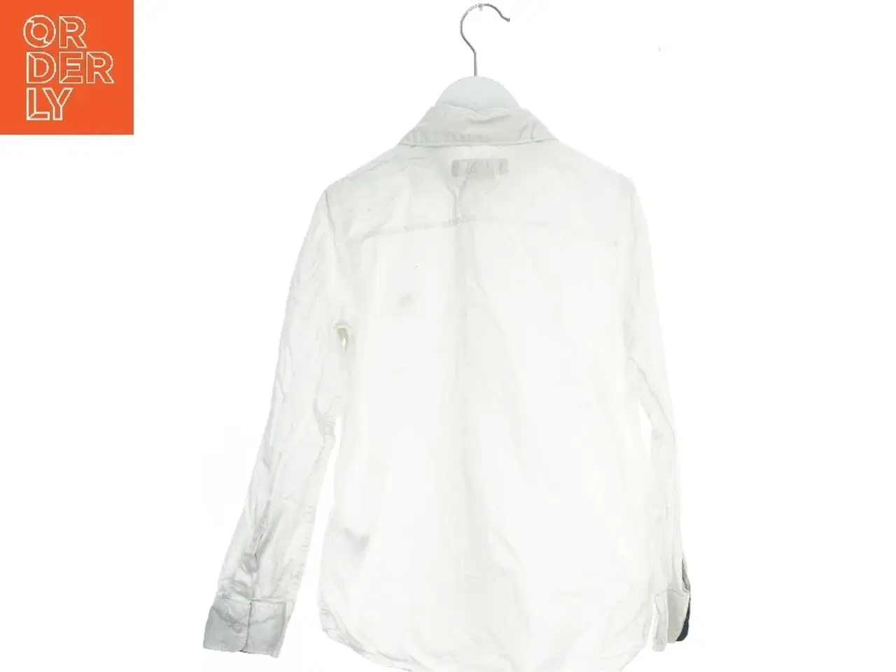 Billede 2 - Hvid skjorte med langærmet fra Logg (str. 134)