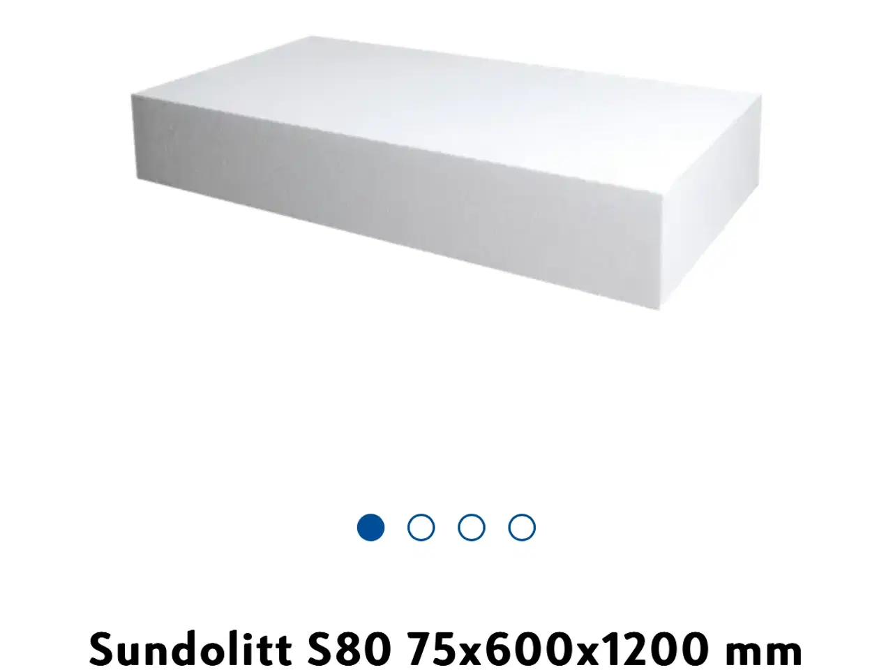 Billede 1 - Isolering - Sundolitt S80 75 mm