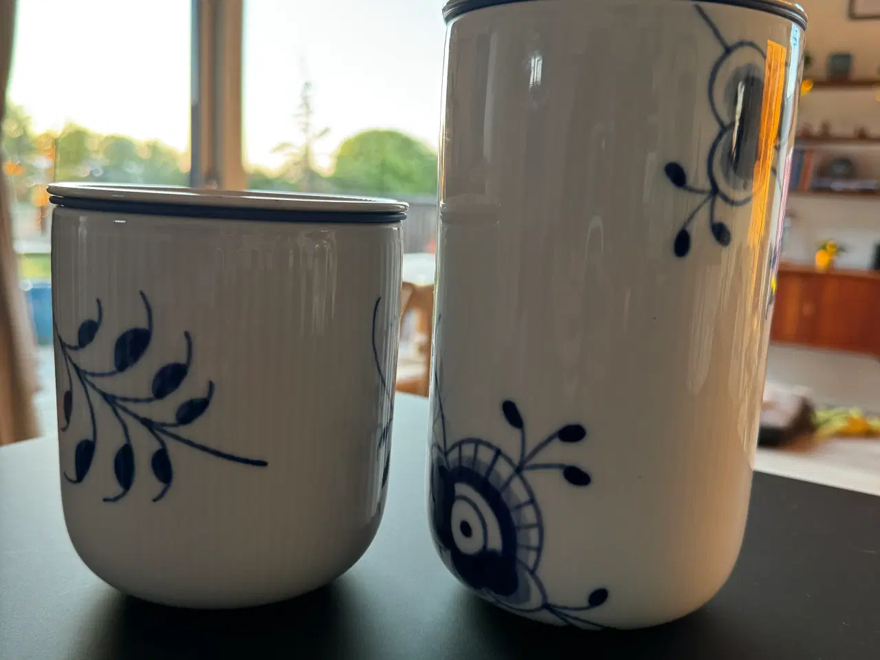 Billede 1 - Royal Copenhagen Blå Megamusel krukker 
