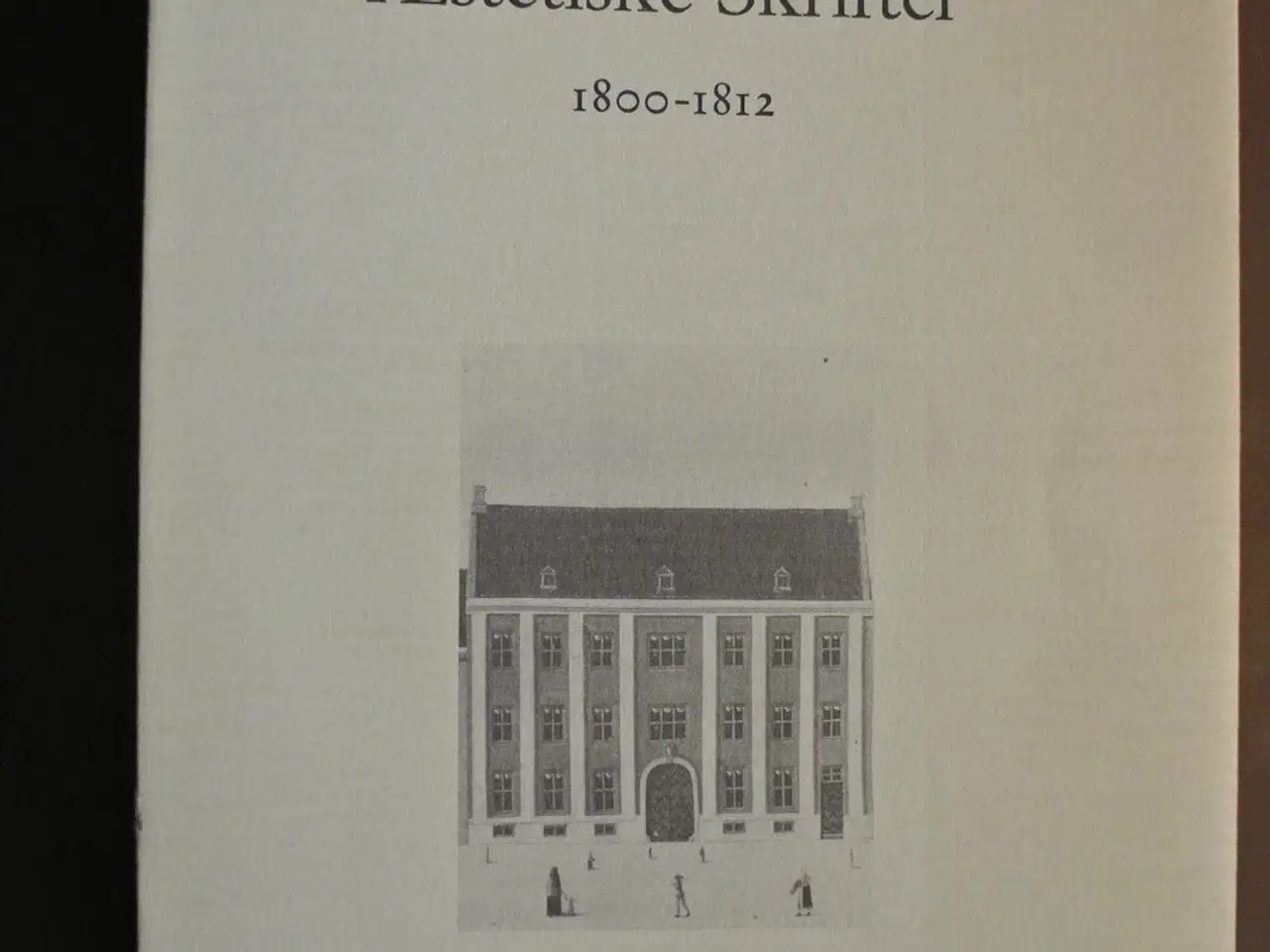 Billede 1 - æstetiske skrifter 1800-1812, af adam oehlenschläg