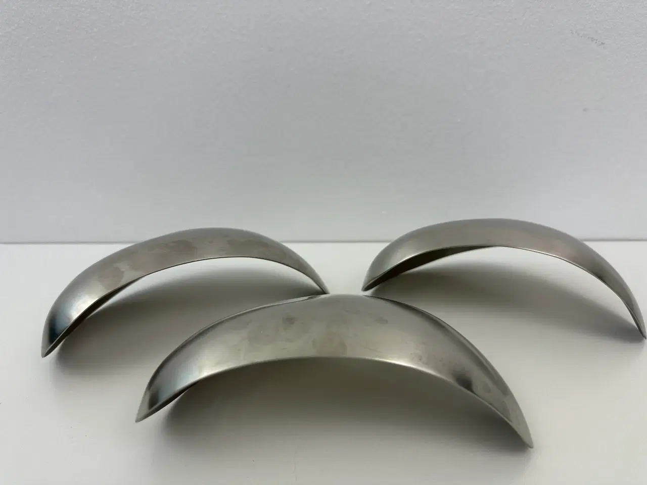 Billede 6 - 3 stk. Georg Jensen 'leaf' skåle