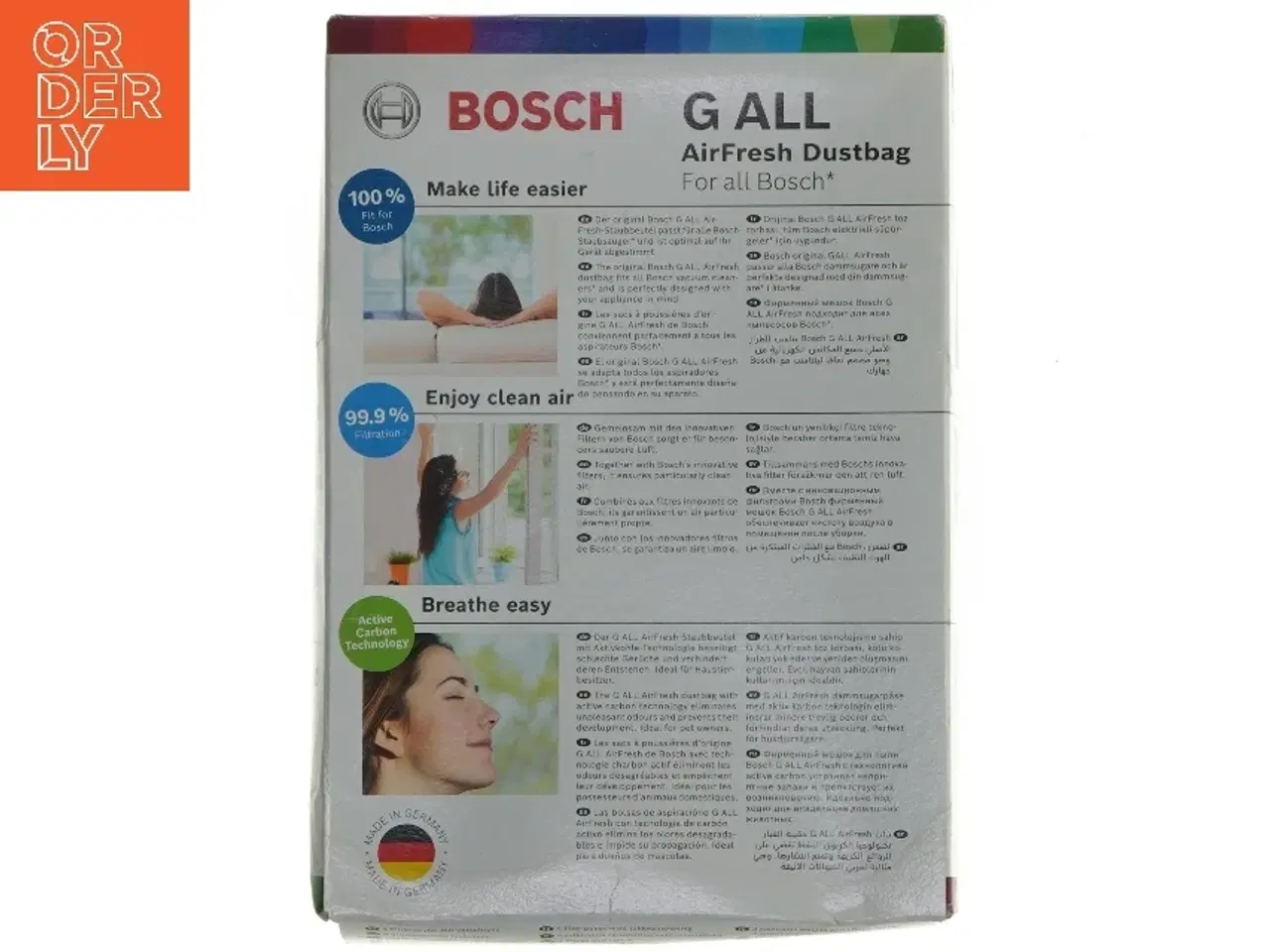 Billede 5 - Bosch G ALL AirFresh støvsugerposer fra Bosch (str. 25x17 cm)