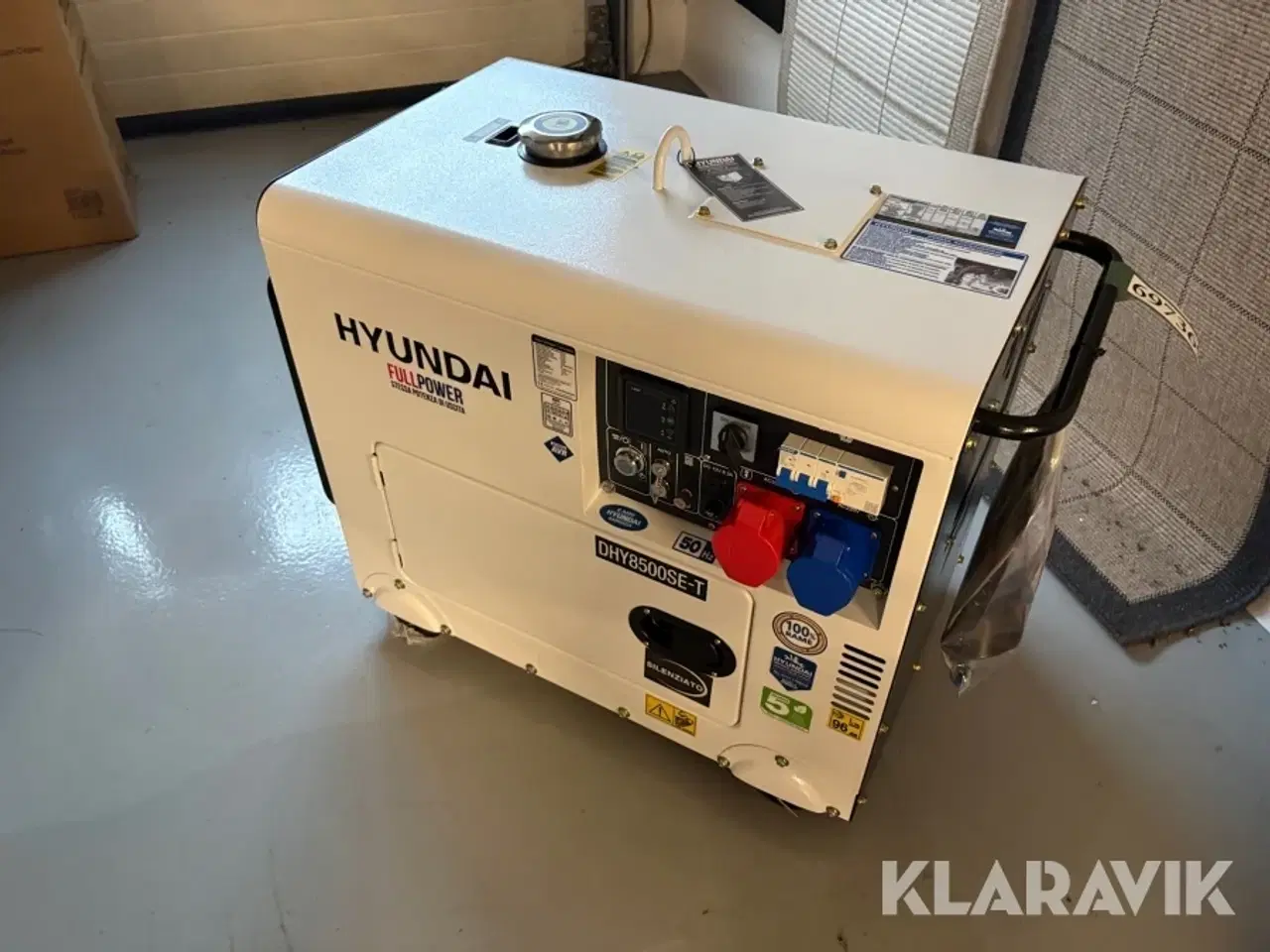Billede 1 - Generator Hyundai DHY8500SE-T