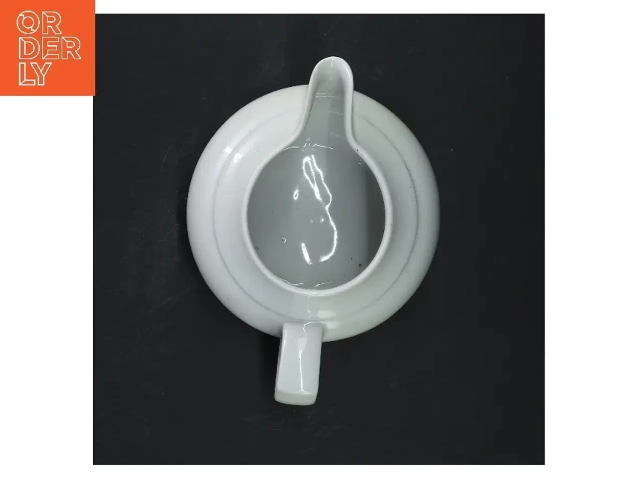 Billede 3 - Hvid flødekande (str. Ø 12 cm)