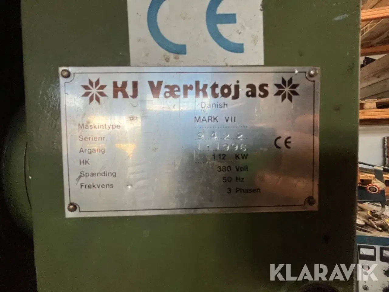 Billede 5 - Søjleboremaskine KJ værktøj Mark VII