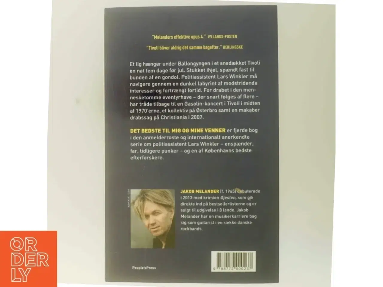 Billede 3 - Det bedste til mig og mine venner : kriminalroman af Jakob Melander (Bog)