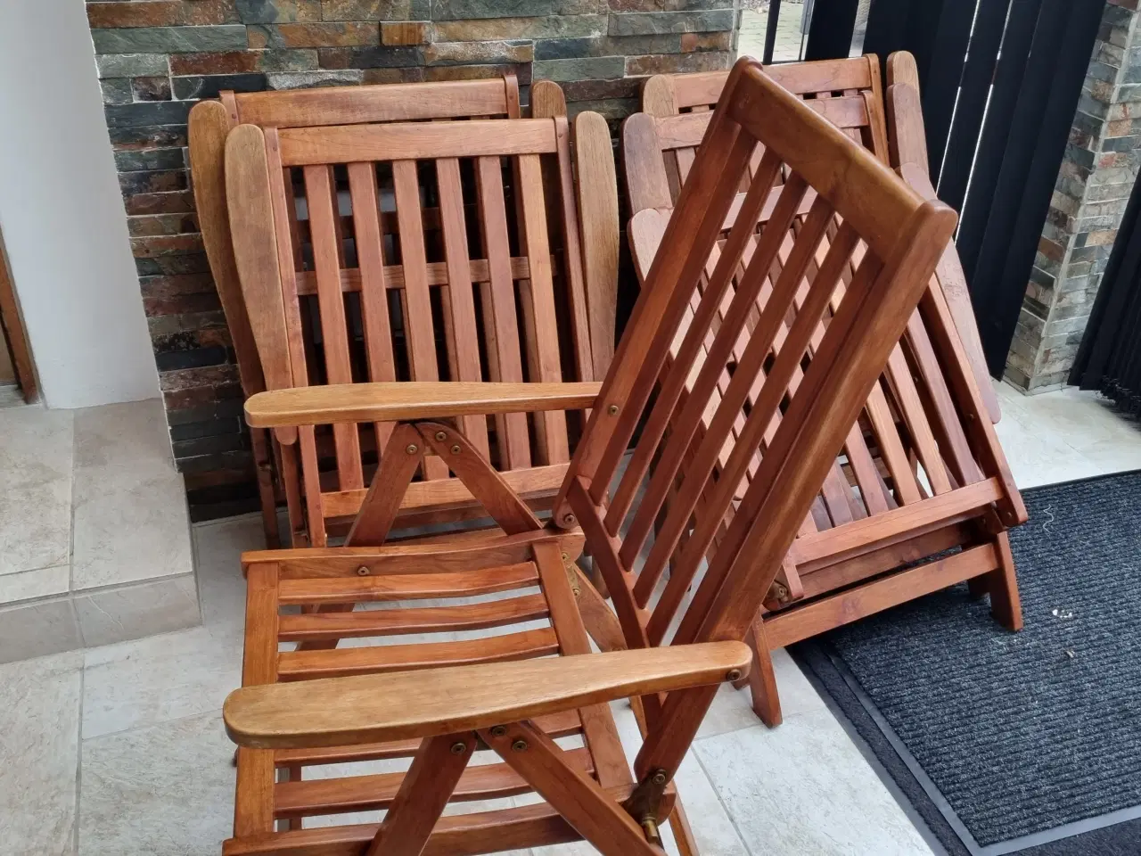 Billede 4 - teak havebord med 6 stole