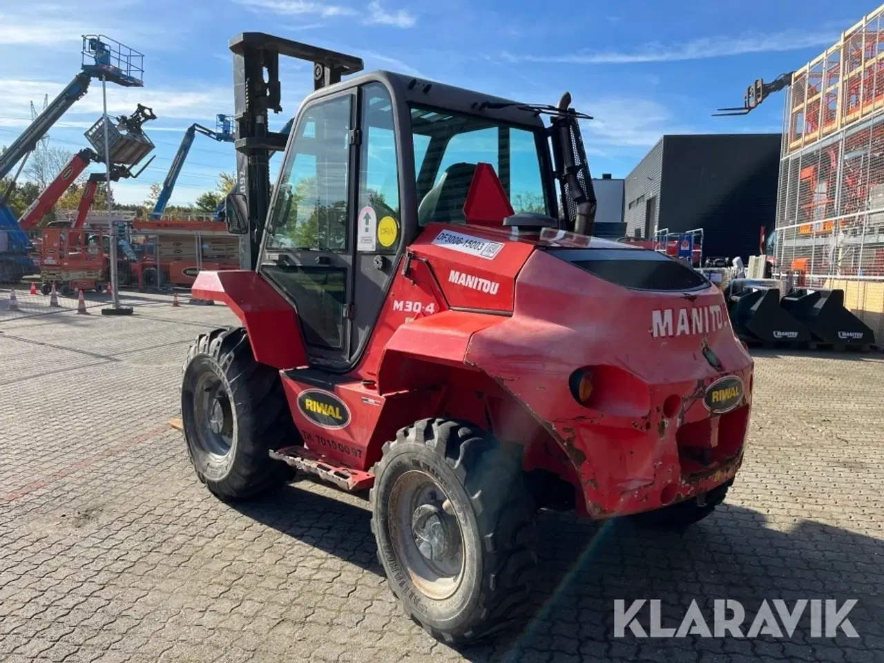 Billede 4 - Diesel Truck Manitou M30-4 4x4