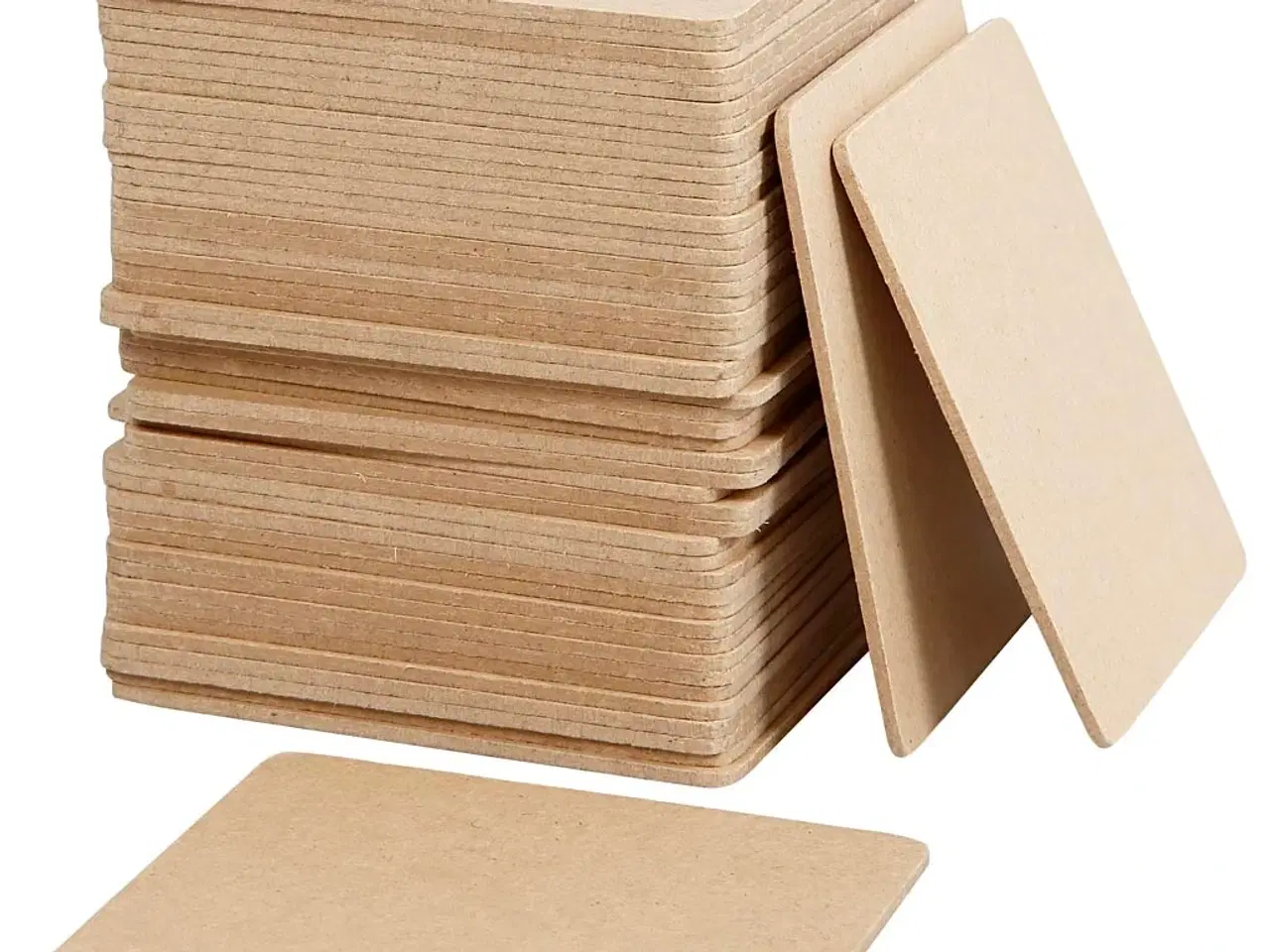 Billede 1 - Kvadratiske brikker 10x10 cm, 50 stk. i pakken