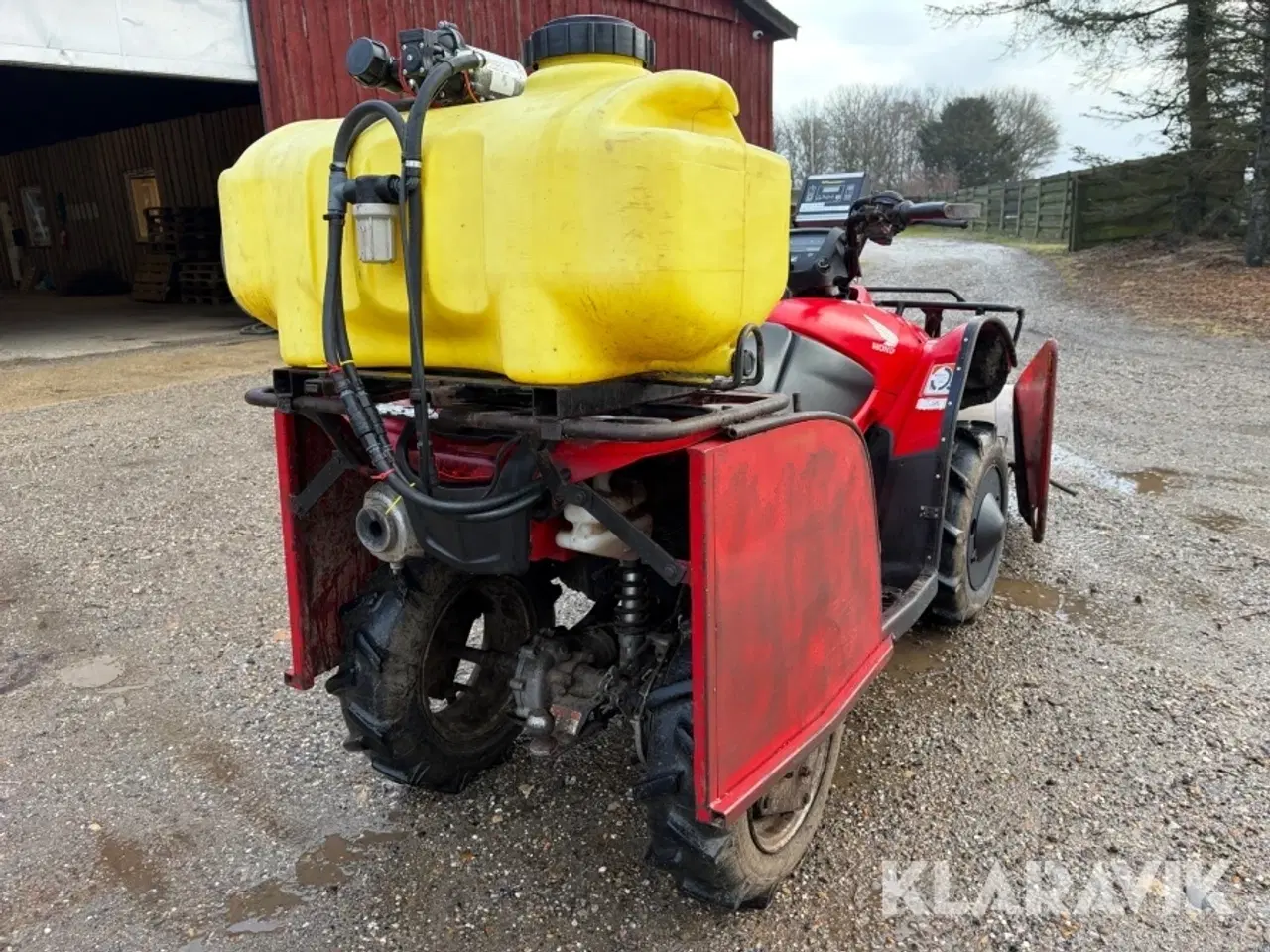 Billede 5 - Sprøjtemaskine med gødningsspræder Honda 420 FE