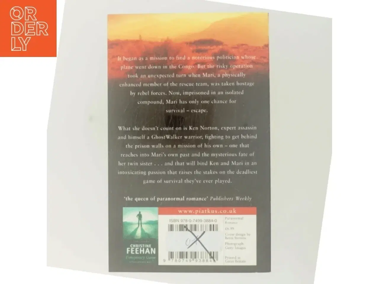 Billede 3 - Deadly Game af Christine Feehan (Bog)