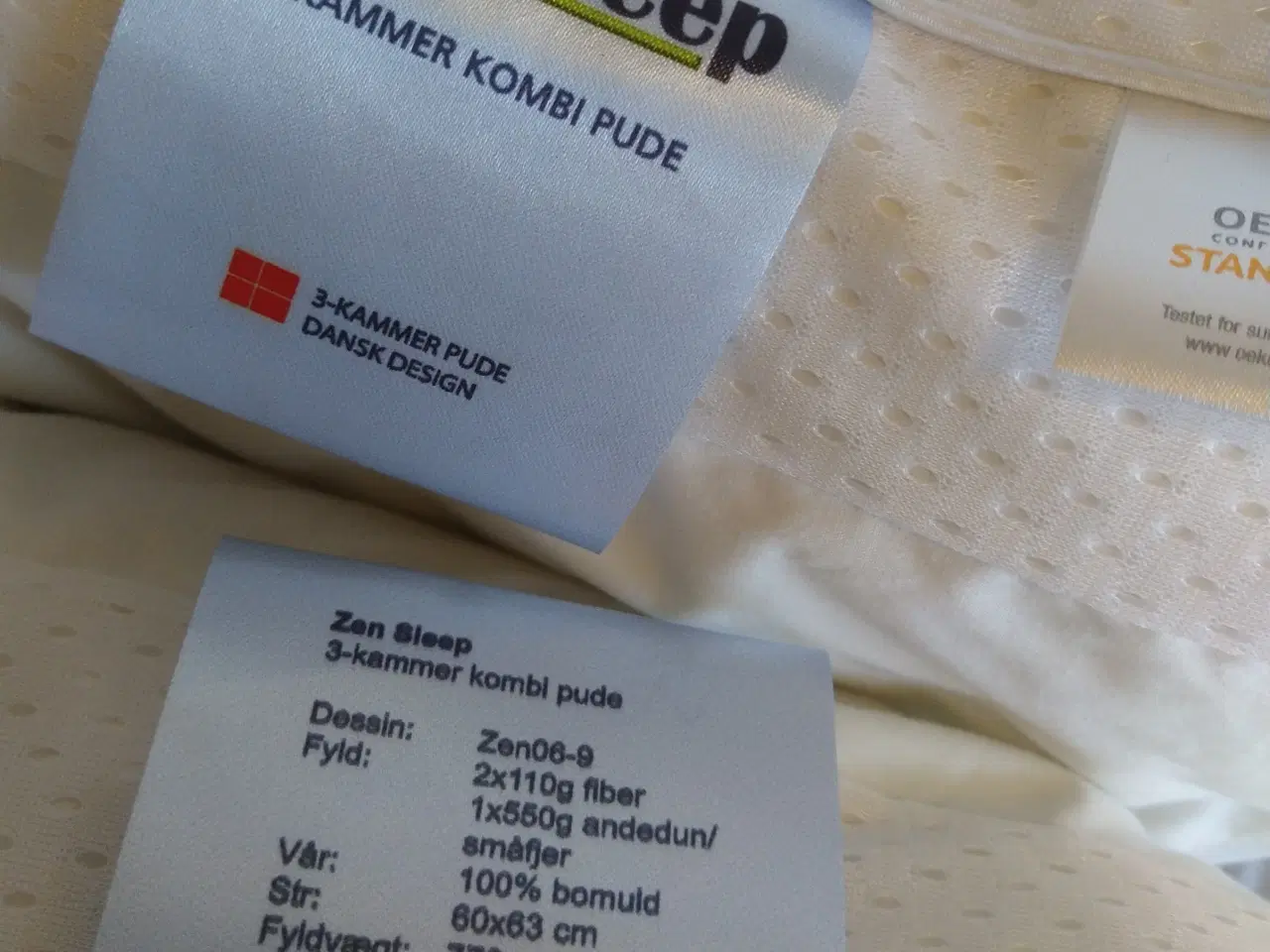 Billede 5 - Moskus dunpude - mellem (60 x 63 cm) 4 stk