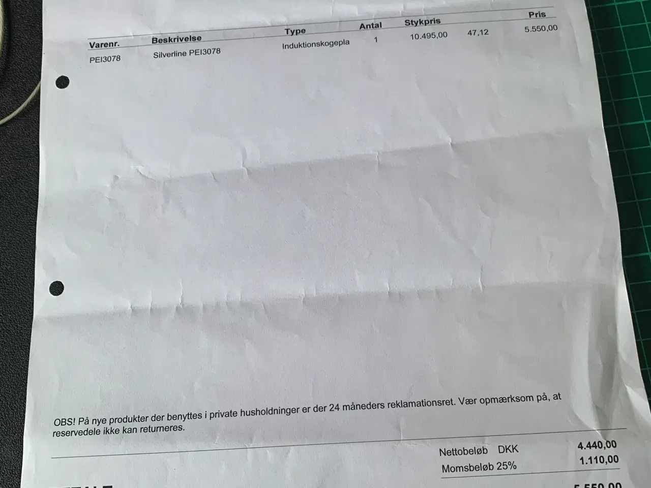 Billede 2 - Silverline Induktions kogeplade