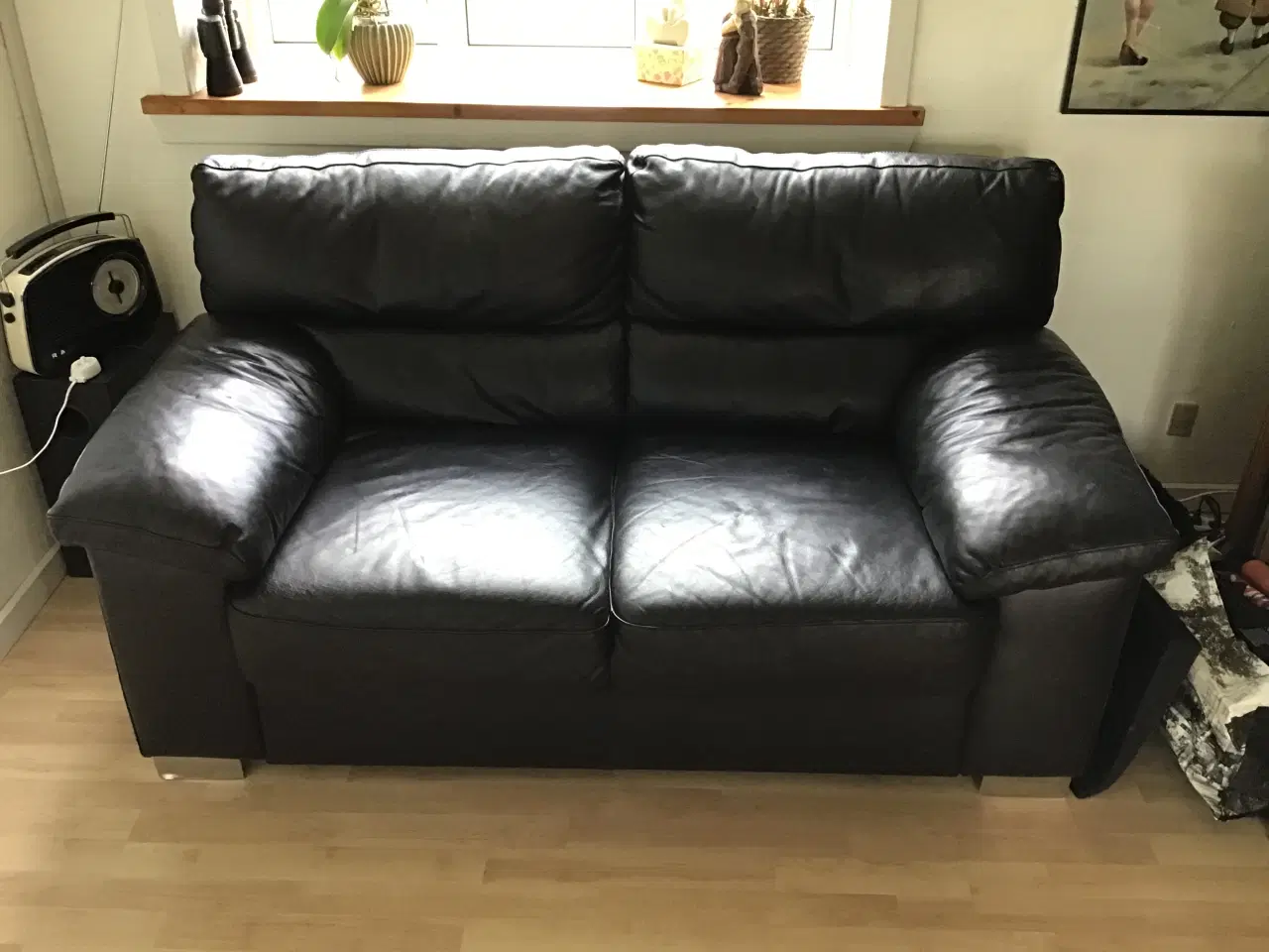 Billede 2 - 3+2 læder sofa