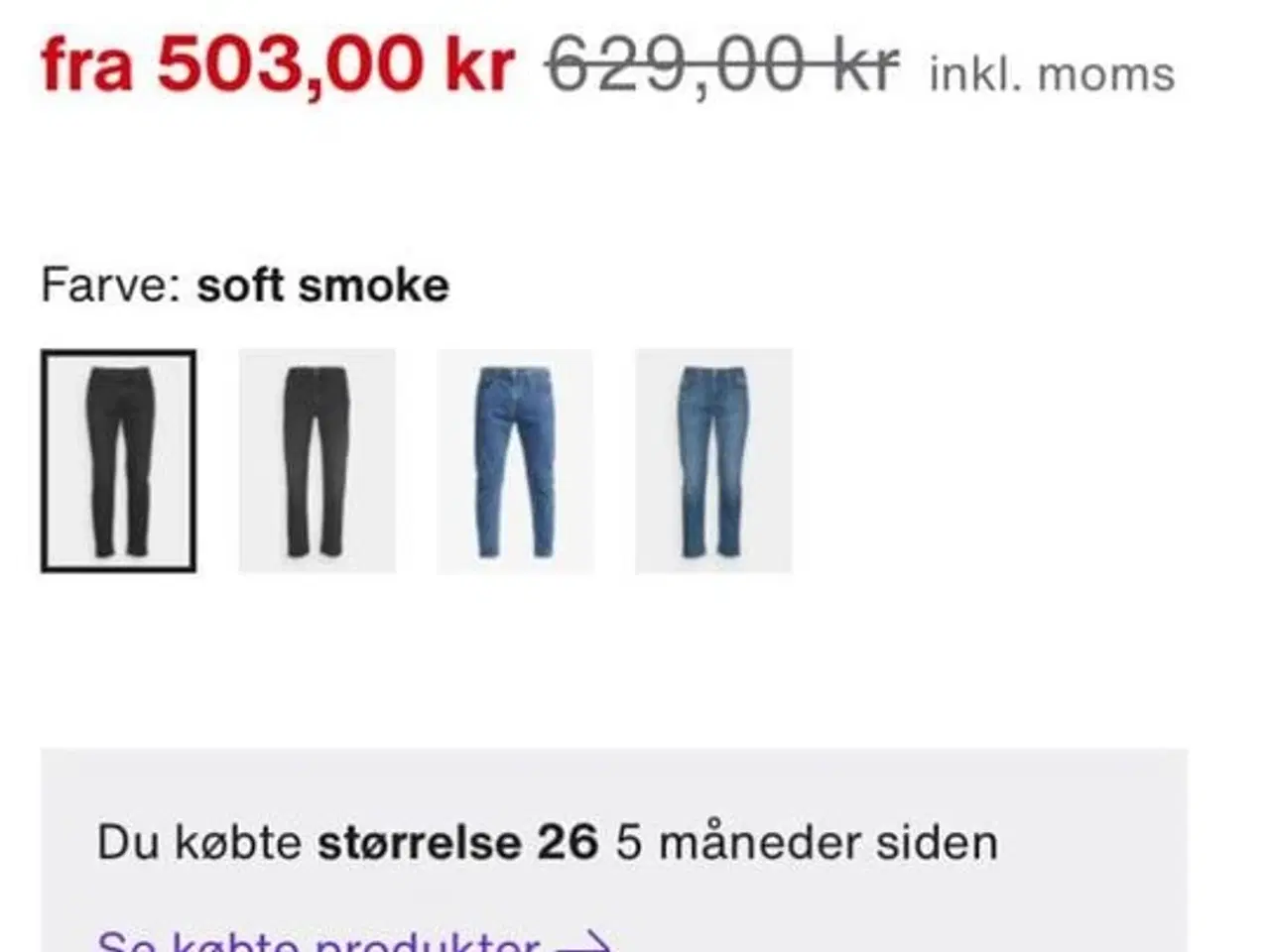 Billede 1 - 2 NYE PAR LEVI’S JEANS 