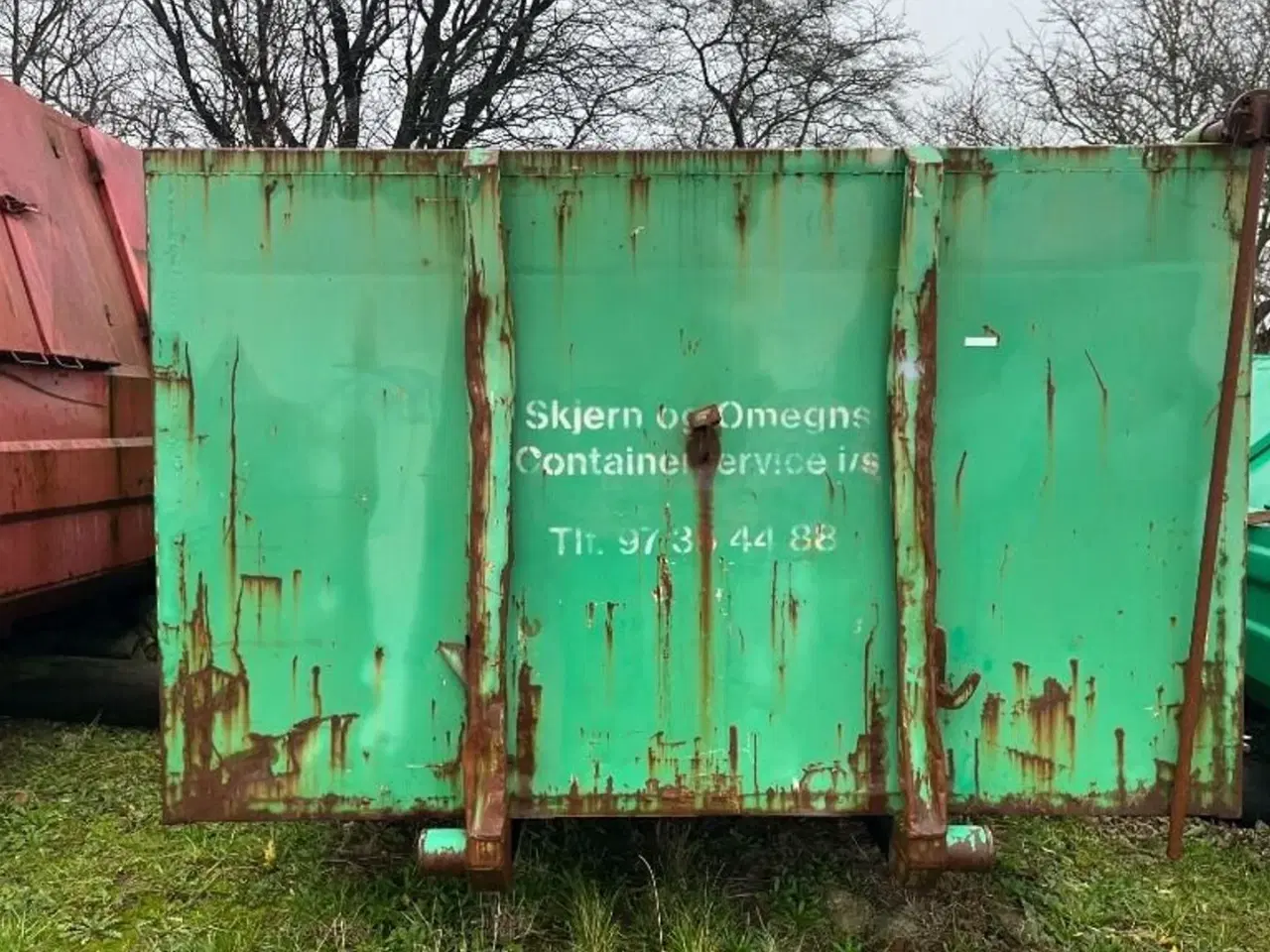 Billede 2 - Container Wirehejs 1,5 X 6,1 Meter Dobbelt låge bag