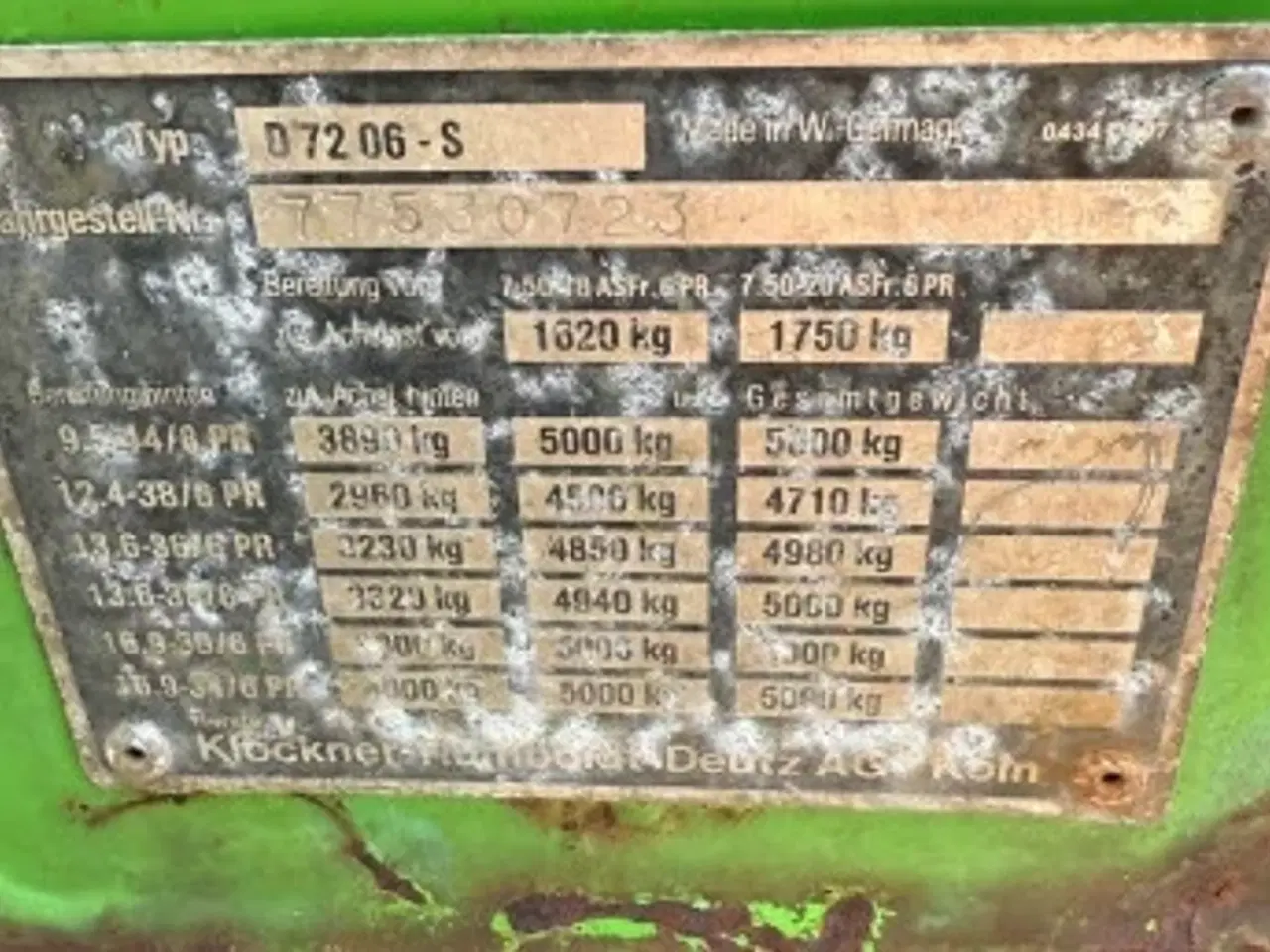 Billede 5 - Deutz 7207 traktor 