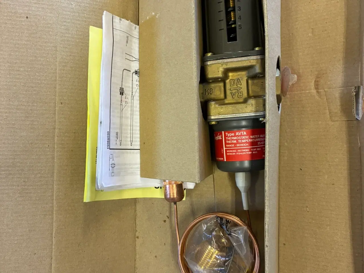 Billede 1 - Danfoss AVTB 15 termostatventil 1/2 " +20 - +60 gr