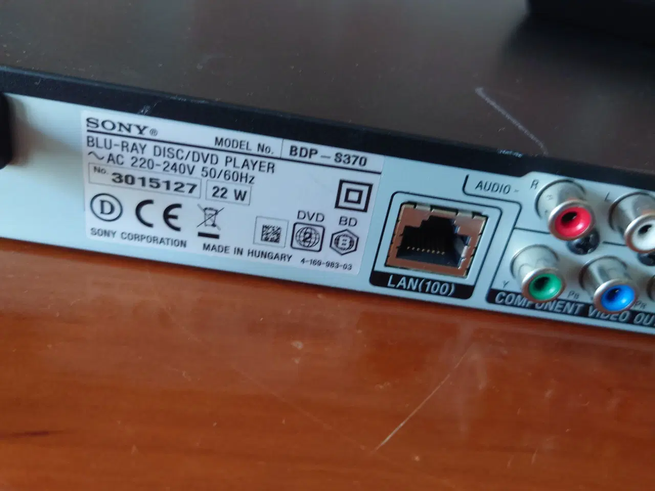 Billede 7 - Sony BD370 Blueray afspiller 