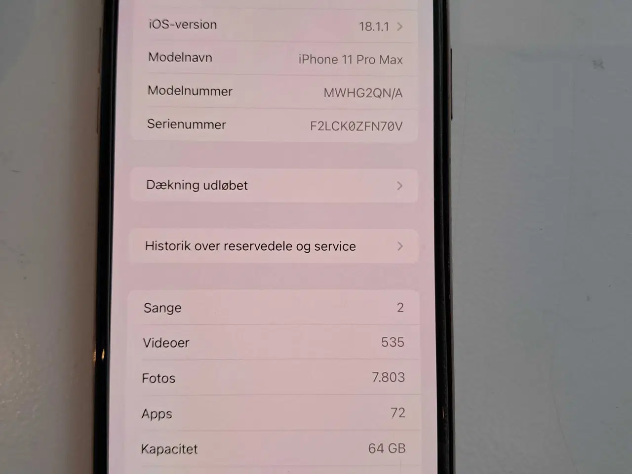 Billede 2 - IPhone 11 pro max guld