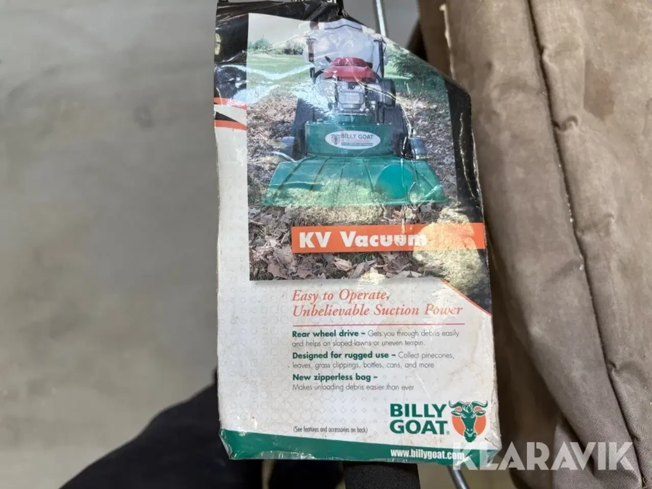 Billede 6 - plæne-/haveopsamler Billy Goat KV650SPH