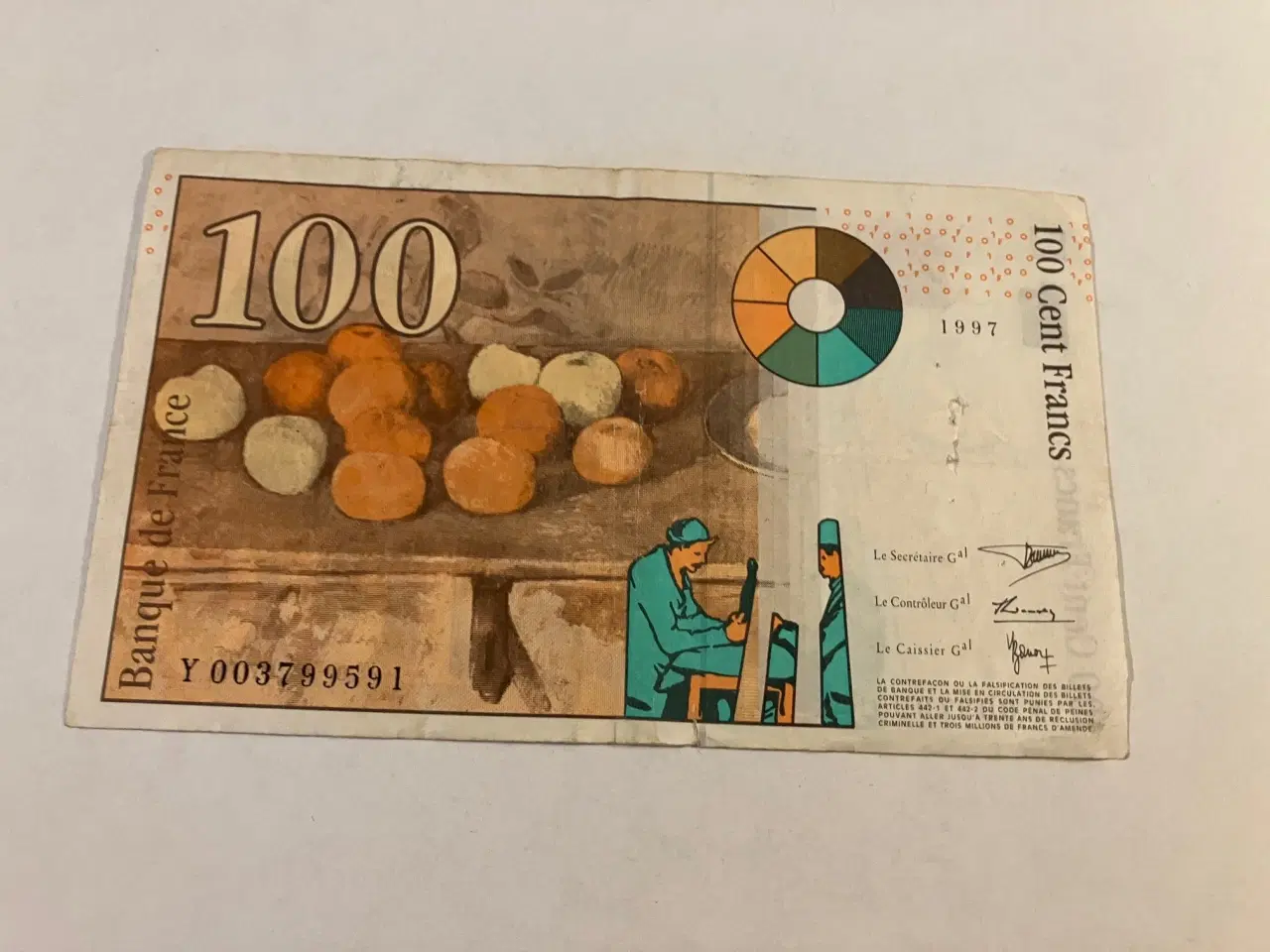 Billede 2 - 100 Francs France