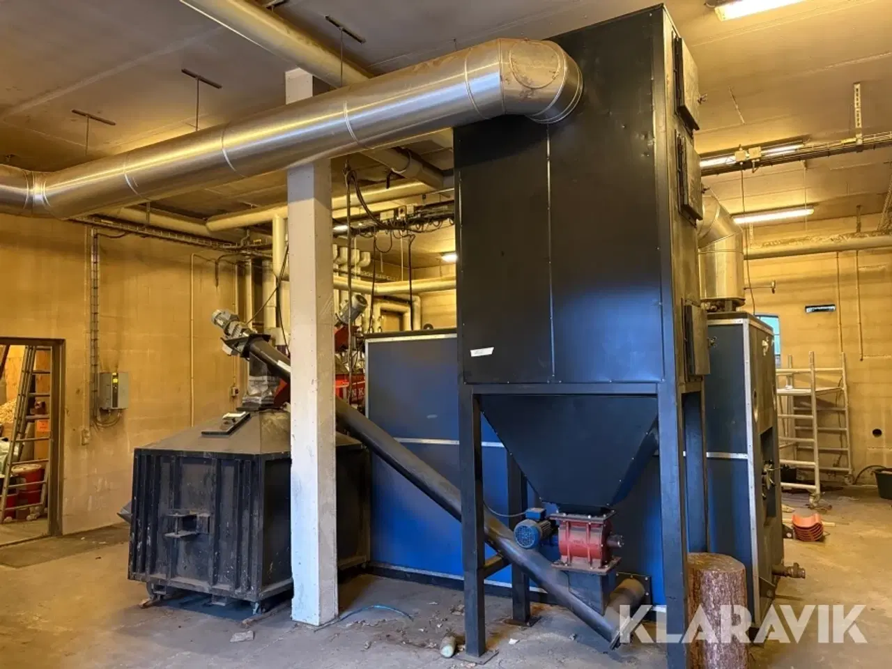 Billede 2 - Fuldautomatisk Flisfyr med skrabeanlæg Danstoker Linka