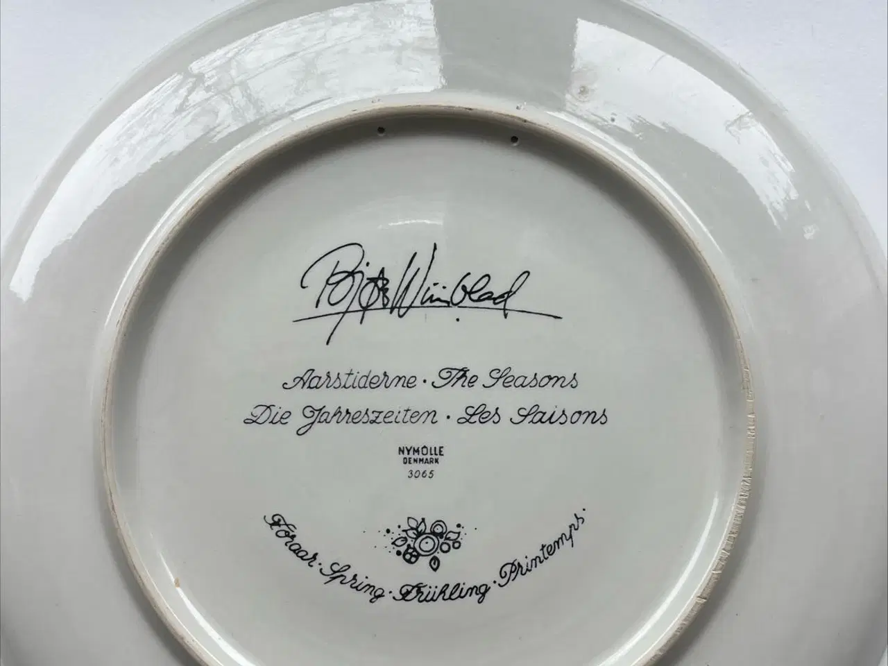 Billede 3 - Bjørn wiinblad fad 35,5 cm i diam