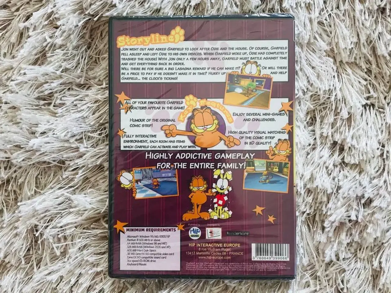 Billede 2 - Garfield pc cd-rom spil fra 2004 uåbnet