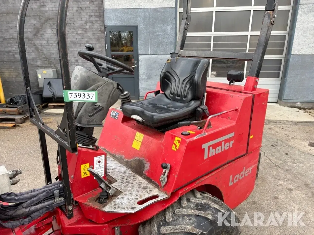 Billede 10 - Minilæsser Thaler Leder kL 351/TA med udskud og tilbehør