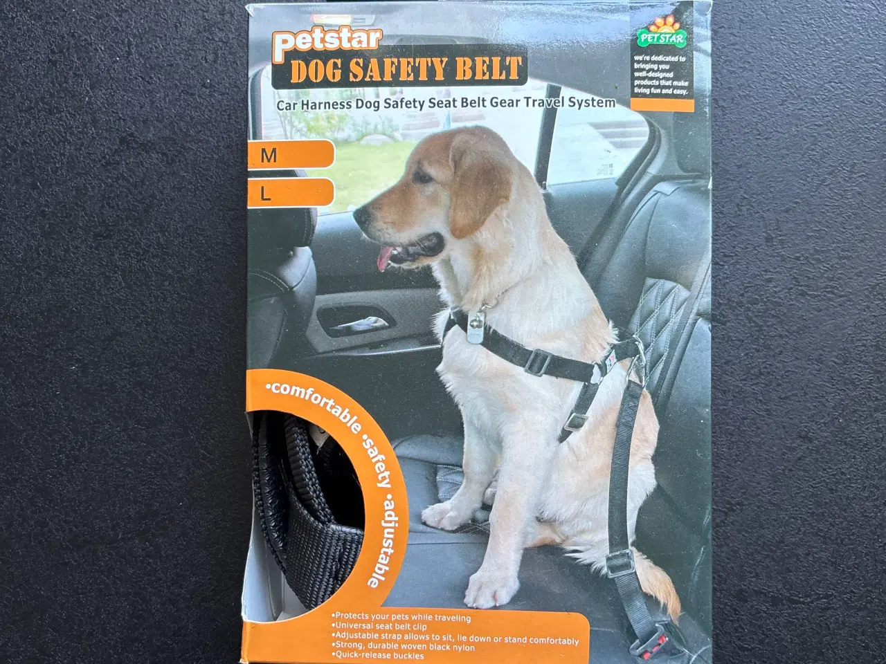 Billede 1 - Sikkerhedssele til hund (M/L)