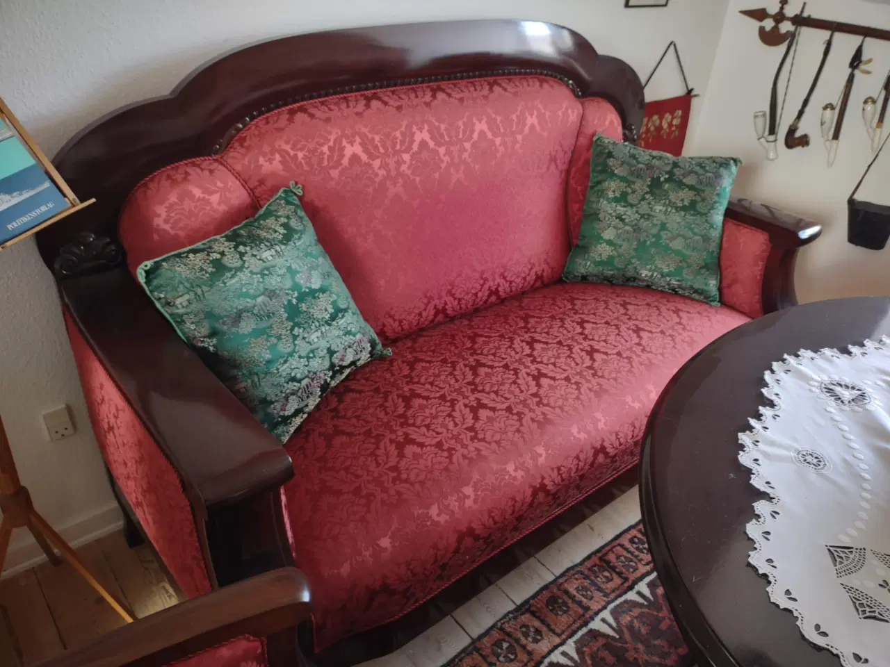 Billede 4 - Flot antik sofa, bord, stole sæt
