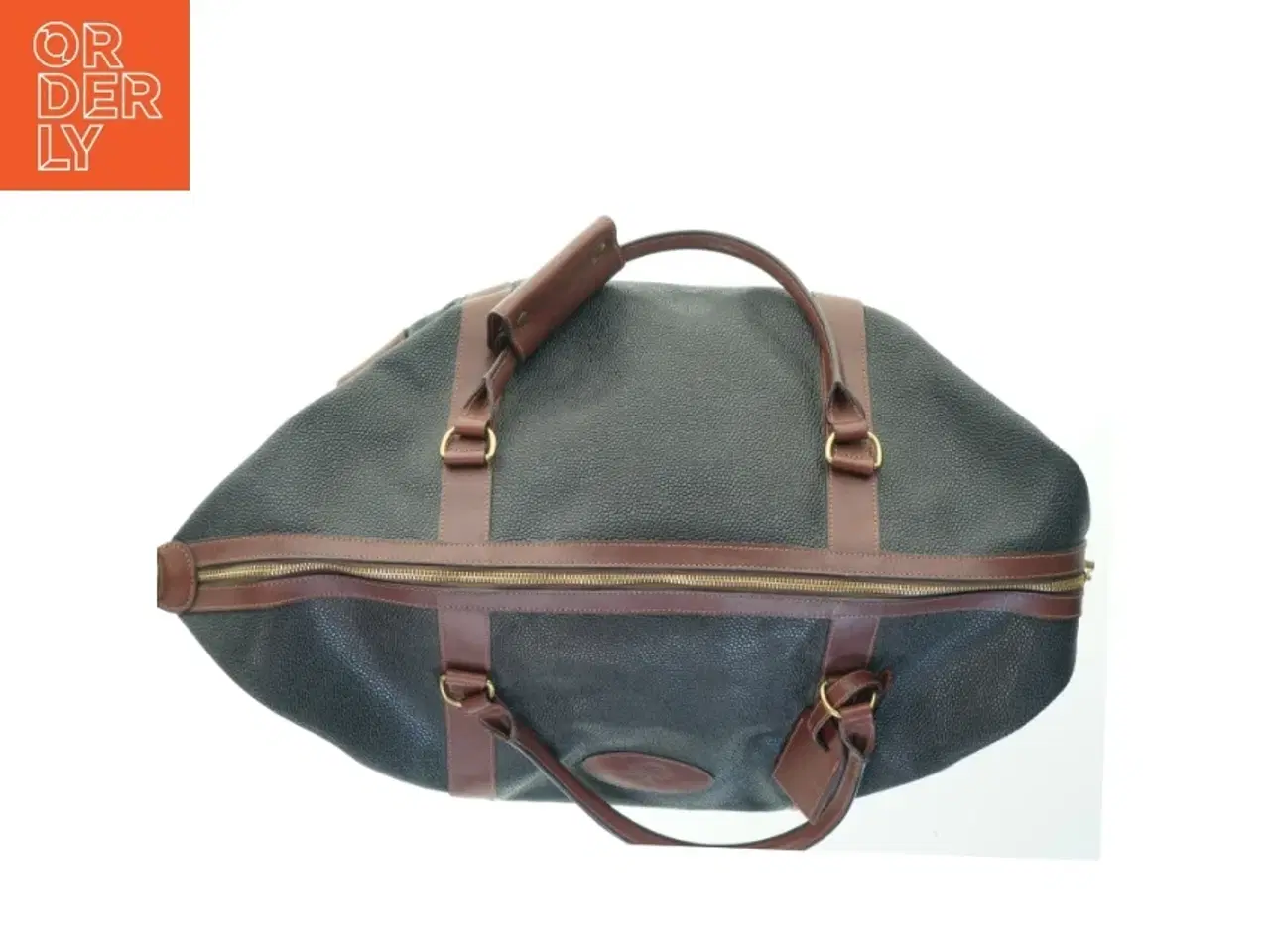 Billede 2 - Vintage rejsetaske / weekendtaske fra Mulberry af 100% læder (str. 56x34x20 cm)