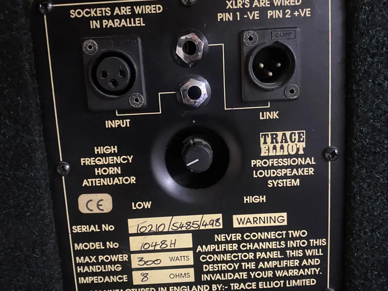 Billede 5 - Trace Eliot 4x10”, 1x18” og Glaien Krueger RB400 