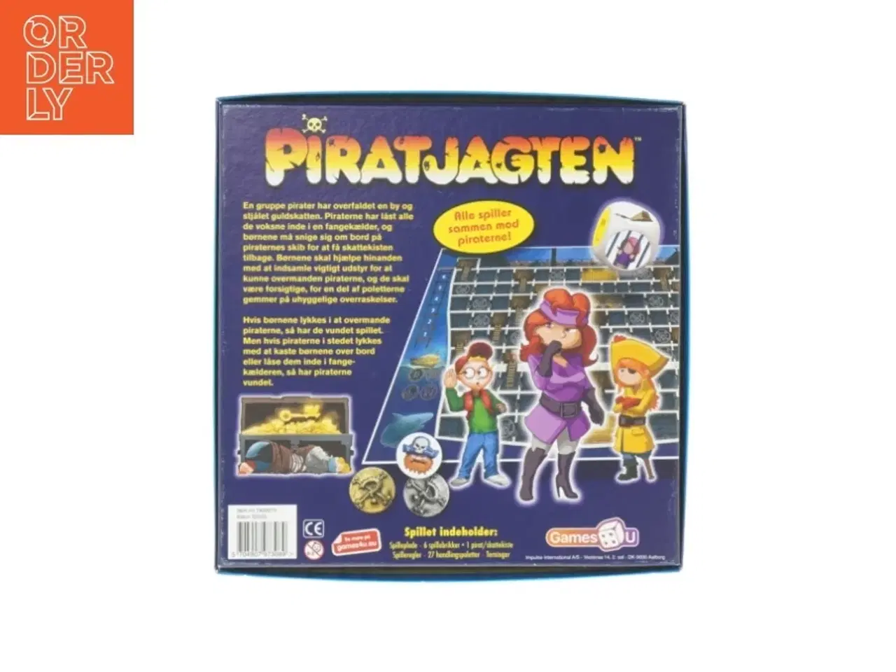 Billede 3 - Piratjagten brætspil (str. 25 x 25 x 6 cm)