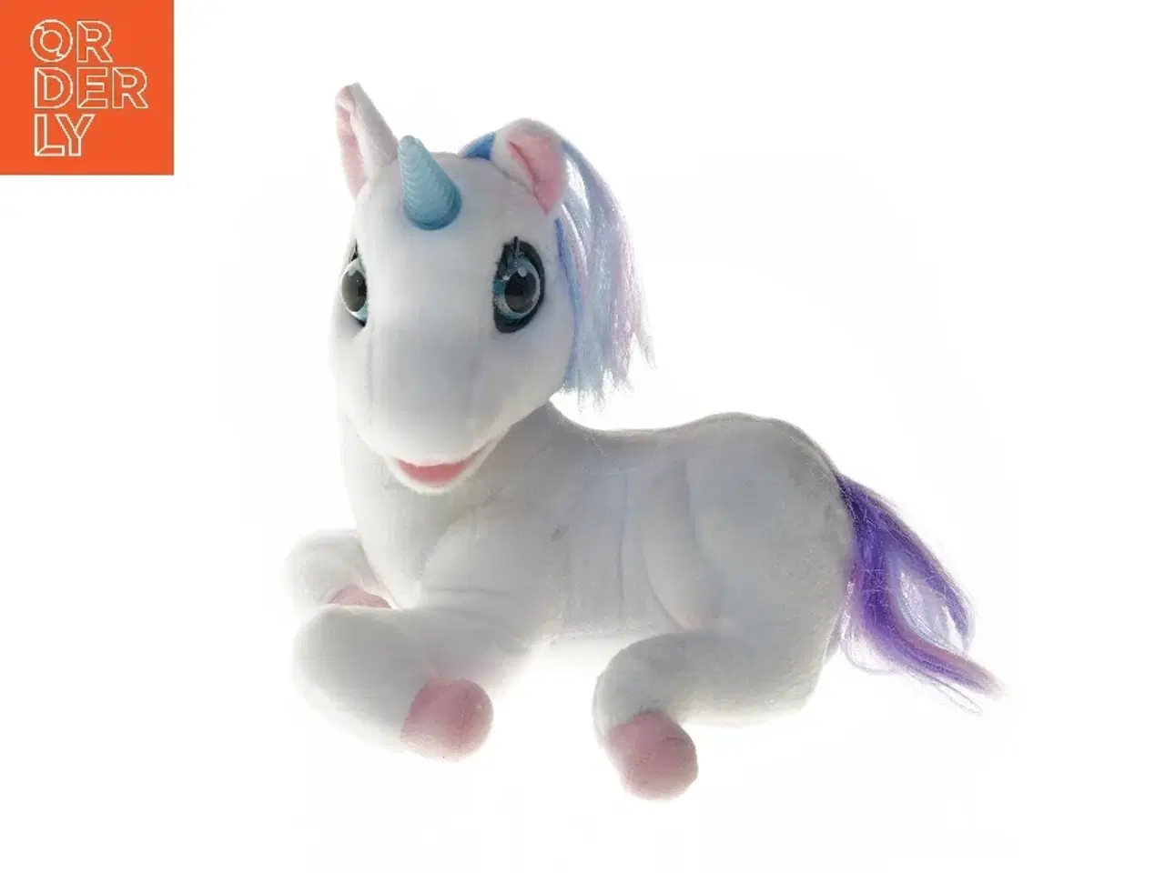 Billede 1 - Bamse enhjørning (str. 40x19x28 cm)