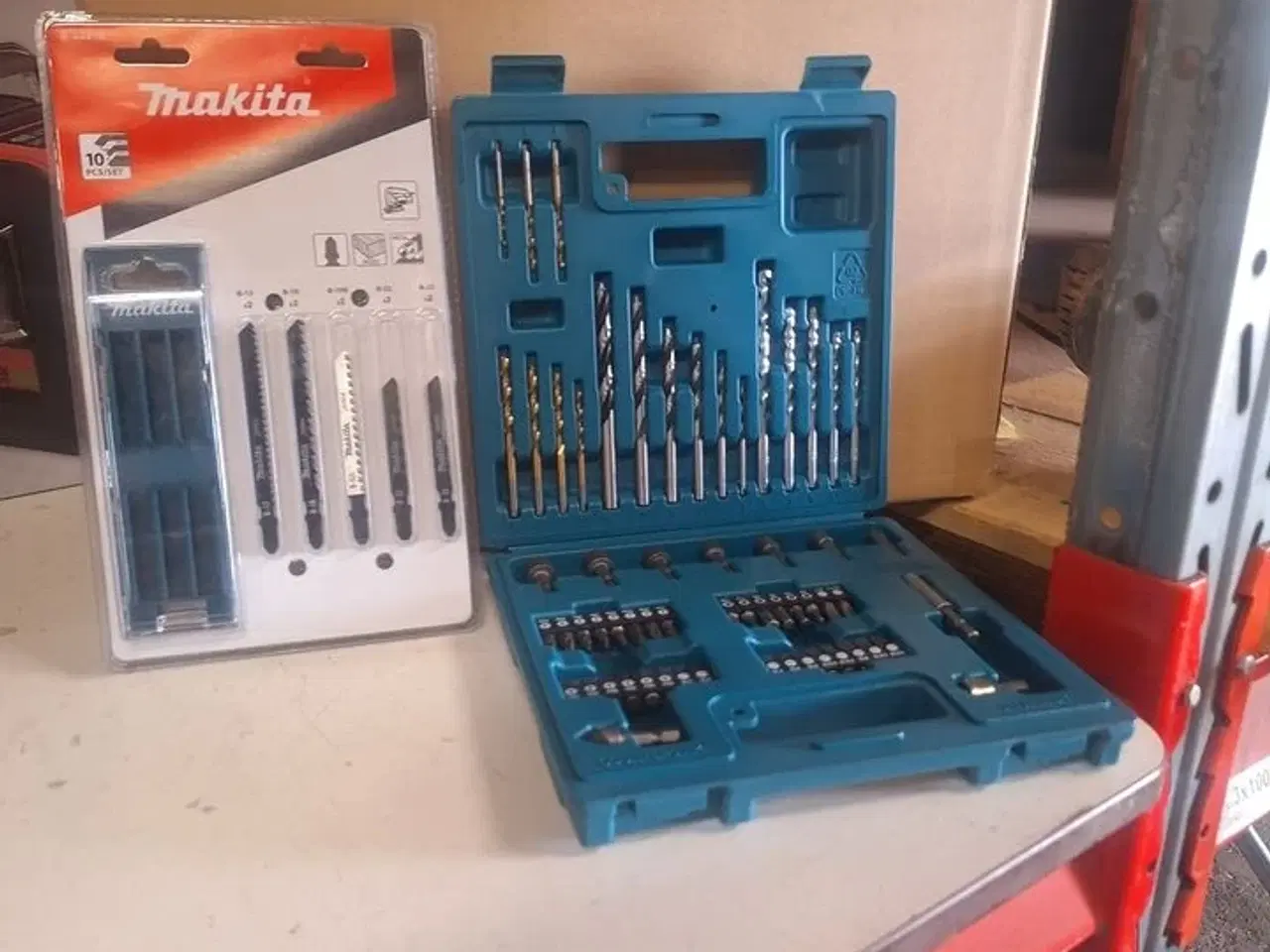 Billede 1 - Makita Bor/bitssæt 60 Dele + Makita stiksavklinger 10 dele