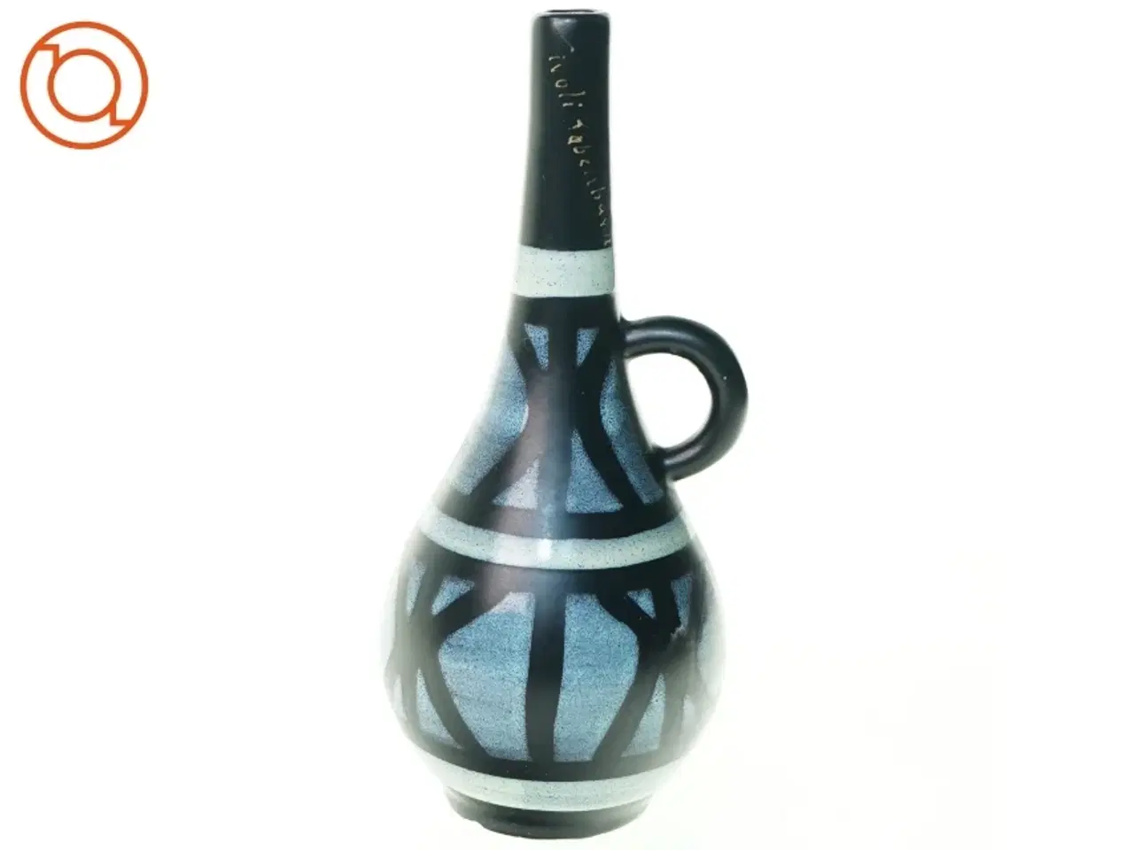 Billede 4 - Keramik Vase (str. 20 x 8 cm)