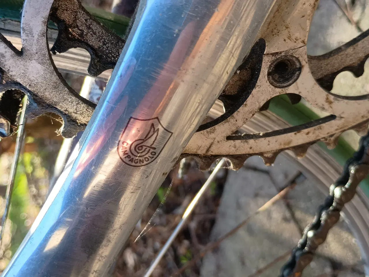 Billede 4 - Columbus ramme med Campagnolo udstyr.