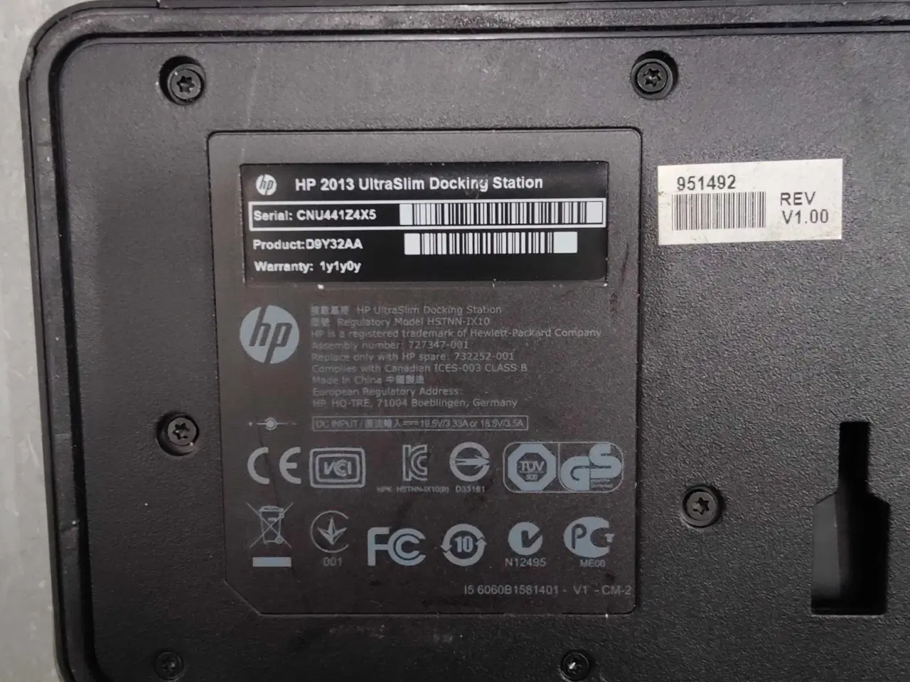 Billede 3 - HP 2013 Ultraslim docking station