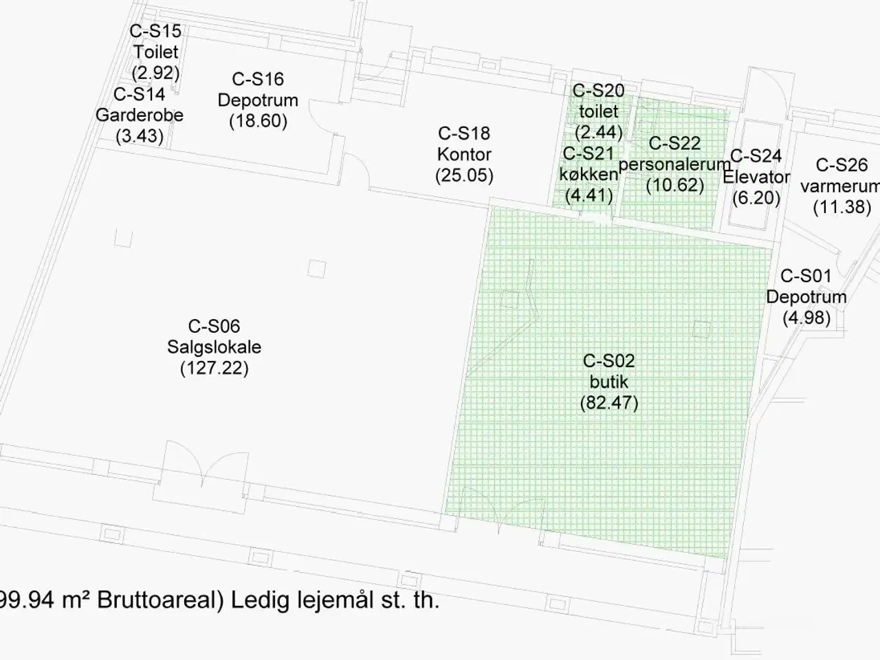 Billede 9 - Flot butikslejemål beliggende i gågade - i alt ca. 100 kvm